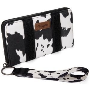 Wrangler Cow Pattern Wristlet